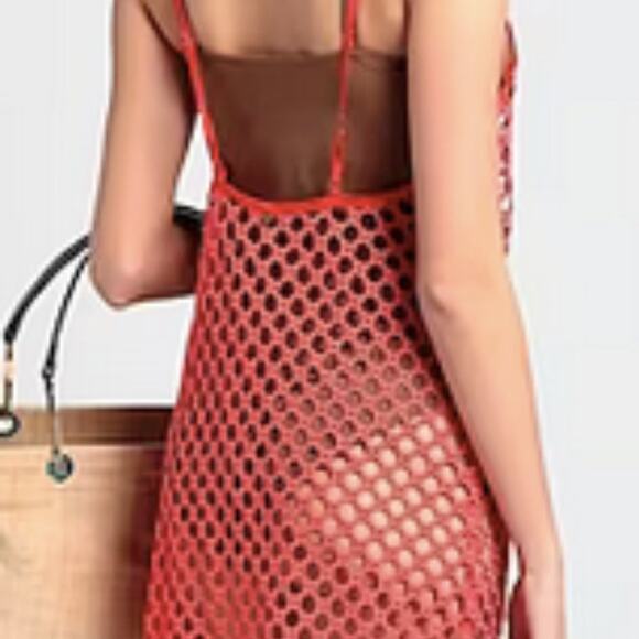 For Love And Lemons Red Swim Coverup - Picture 5 of 14